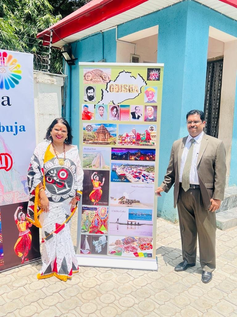 Rich and colourful culture of Odisha on display in Nigeria at the Jagannath Rath Yatra organised by the Oriya Samajam, other members of the  Indian Community and Nigerian friends. 1.jpg